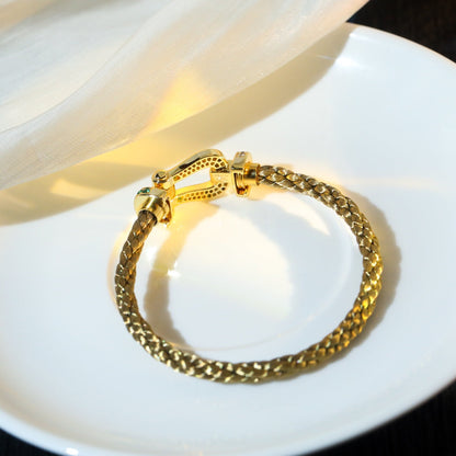[Glitter Jewelry]FORCE 10 GOLD GREEN DIAMOND PAVED