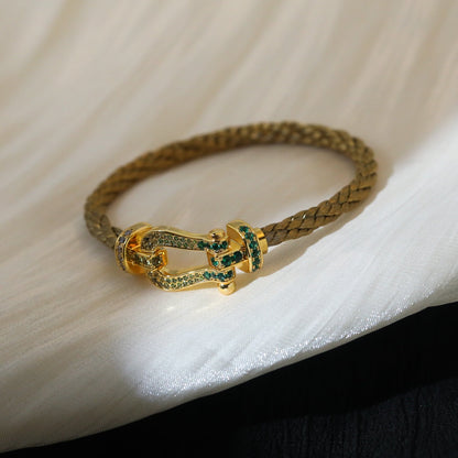 [Glitter Jewelry]FORCE 10 GOLD GREEN DIAMOND PAVED