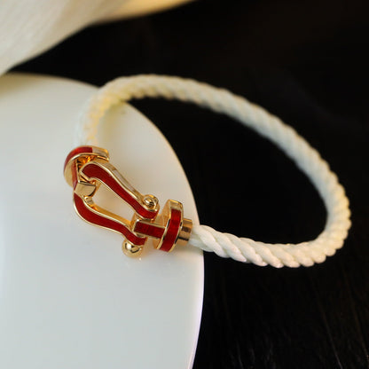 [Glitter Jewelry]FORCE 10 WHITE TEXTILE DIAMOND PAVED