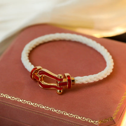 [Glitter Jewelry]FORCE 10 WHITE TEXTILE DIAMOND PAVED