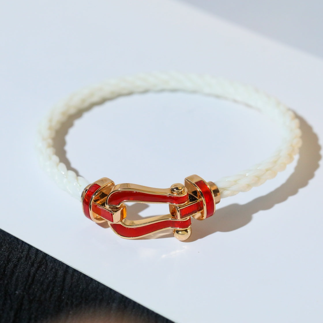 [Glitter Jewelry]FORCE 10 WHITE TEXTILE DIAMOND PAVED