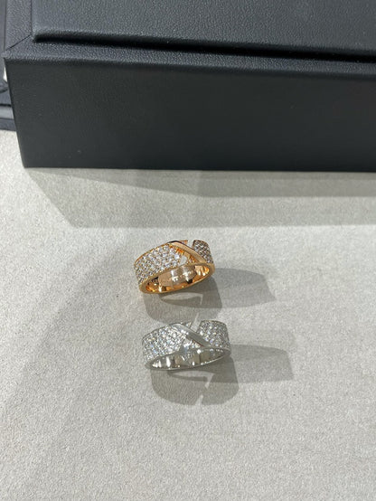 [Glitter Jewelry]LIENS EVIDENCE  DIAMOND PAVED RING