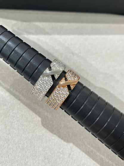 [Glitter Jewelry]LIENS EVIDENCE  DIAMOND PAVED RING