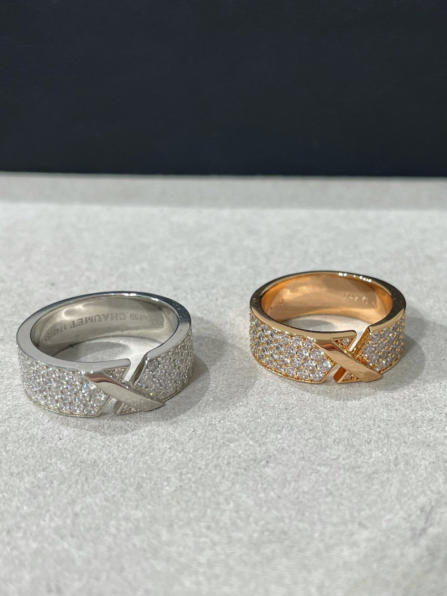[Glitter Jewelry]LIENS EVIDENCE  DIAMOND PAVED RING