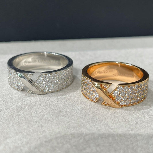 [Glitter Jewelry]LIENS EVIDENCE  DIAMOND PAVED RING