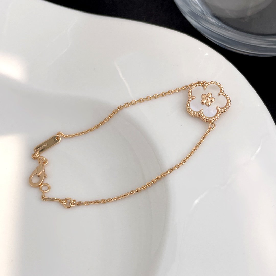 [Glitter Jewelry]LUCKY SPRING ROSE GOLD MOP BRACELET