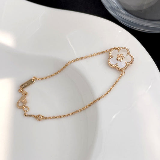 [Glitter Jewelry]LUCKY SPRING ROSE GOLD MOP BRACELET