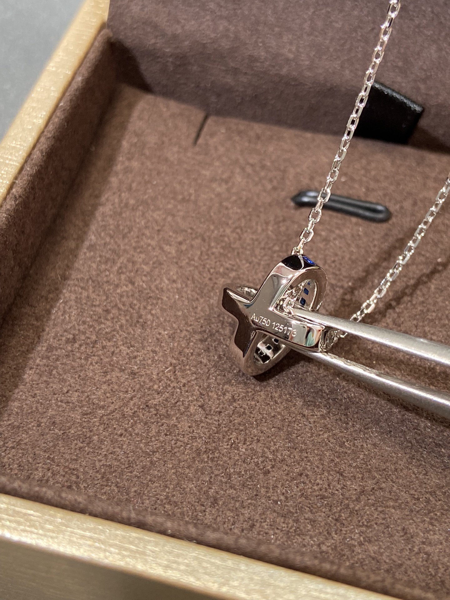 [Glitter Jewelry]LIENS DIAMOND SILVER NECKLACE