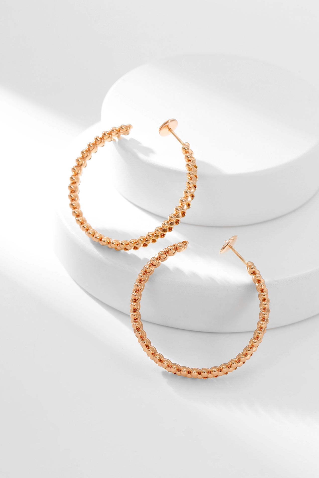 [Glitter Jewelry]CLASH HOOP EARRINGS