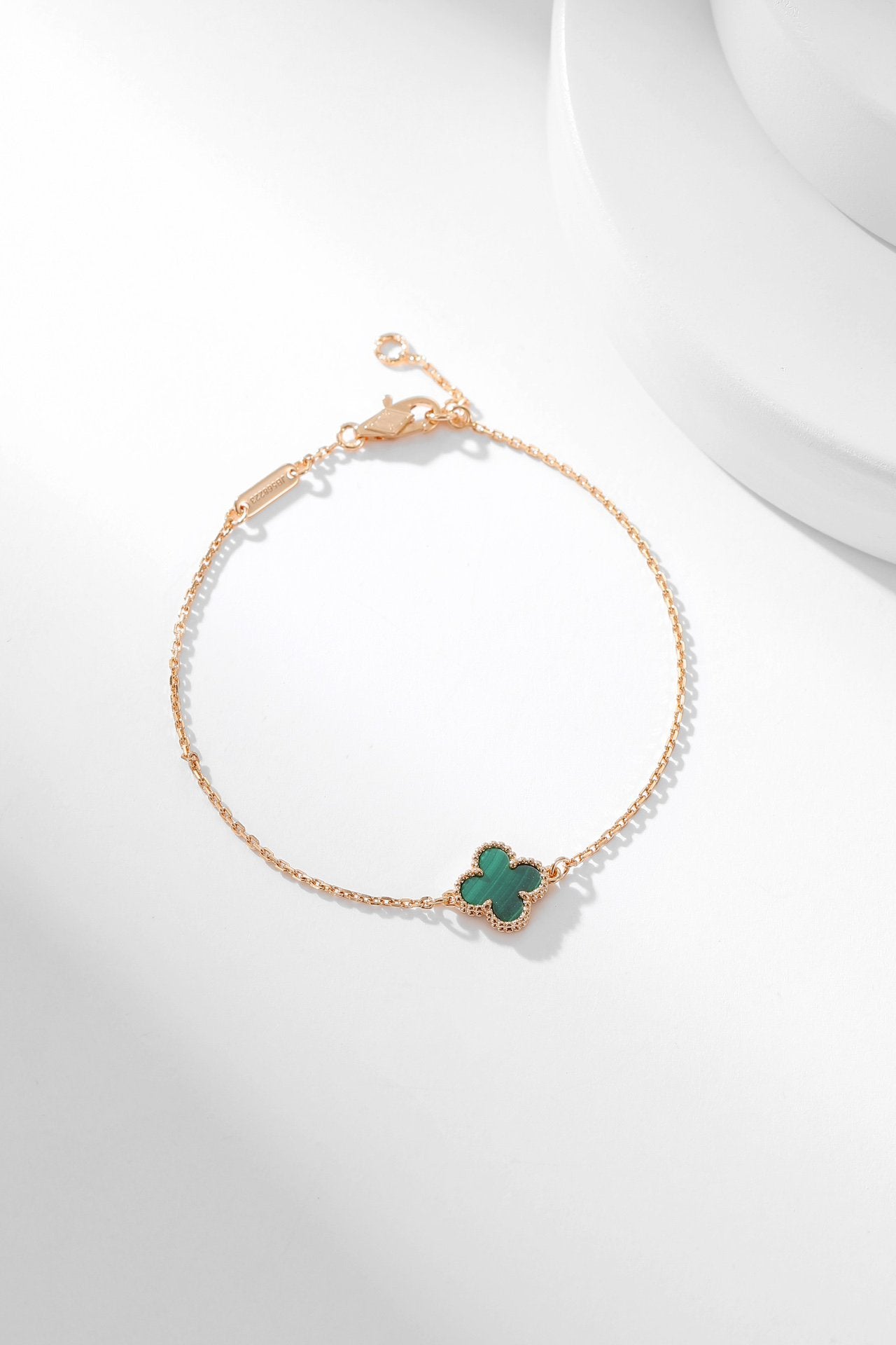 [Glitter Jewelry]CLOVER BRACELET MALACHITE 1 MOTIF
