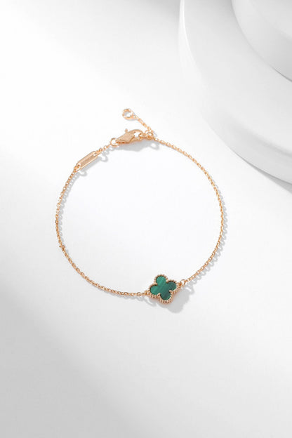 [Glitter Jewelry]CLOVER BRACELET MALACHITE 1 MOTIF