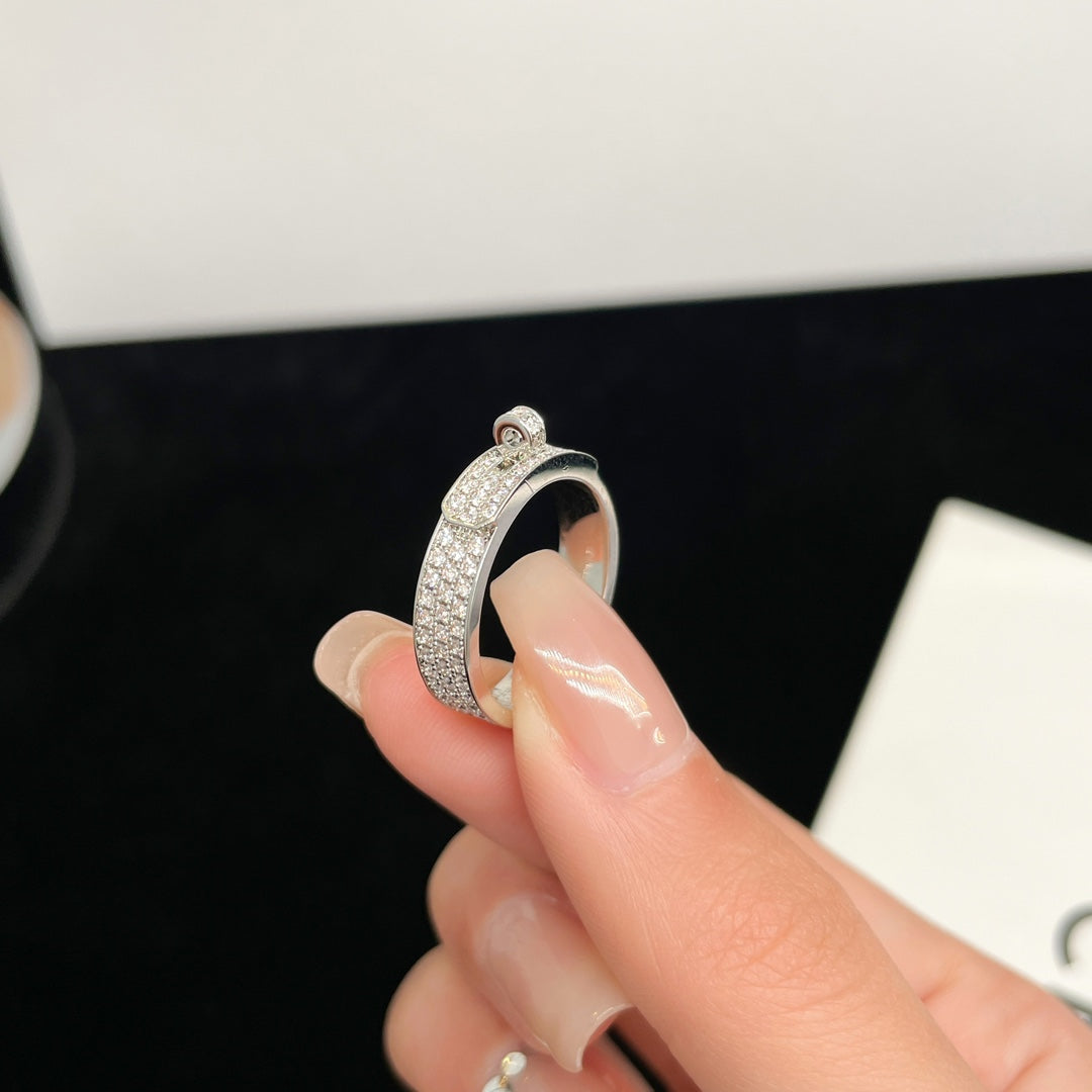 [Glitter Jewelry]KELLY SILVER DIAMOND RING