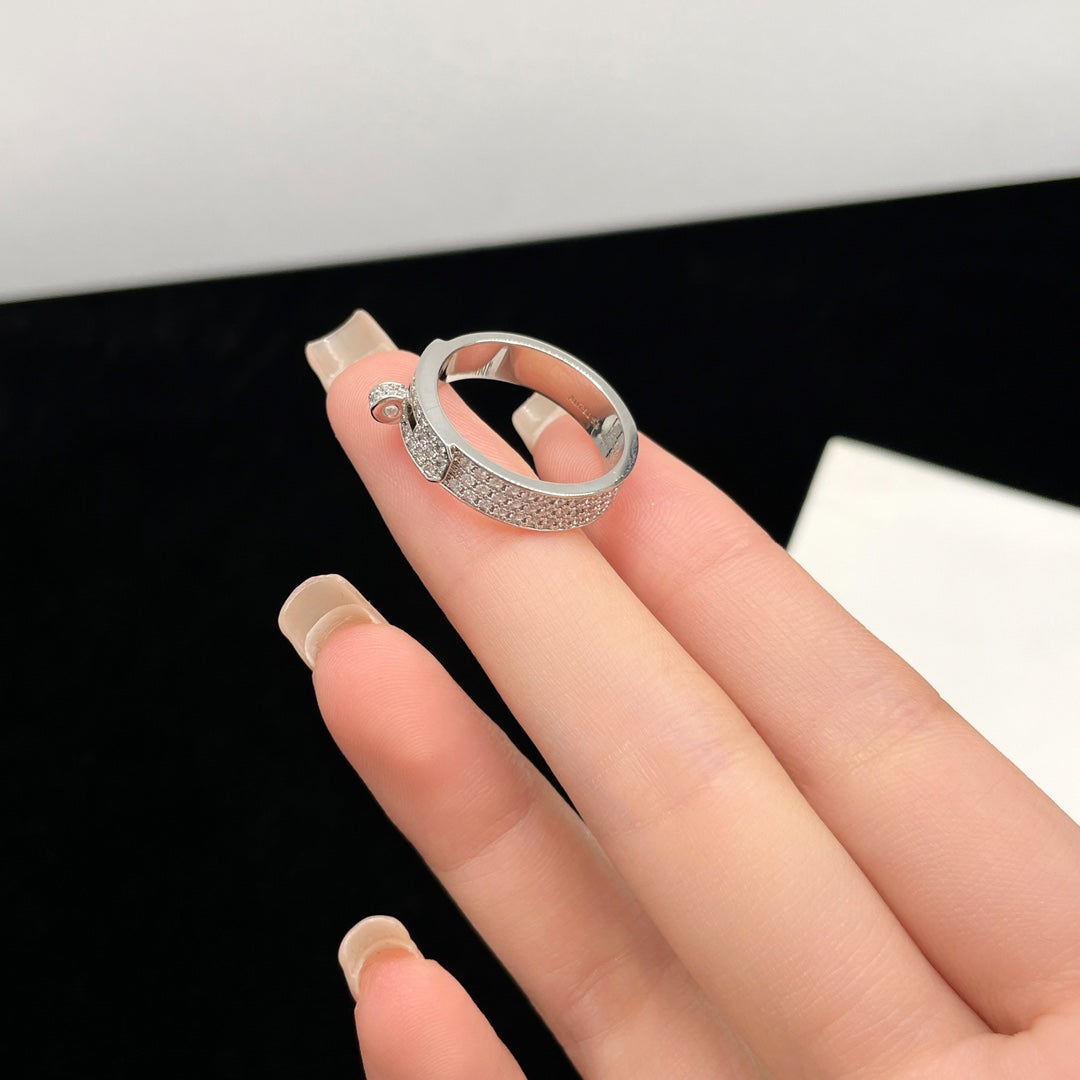 [Glitter Jewelry]KELLY SILVER DIAMOND RING