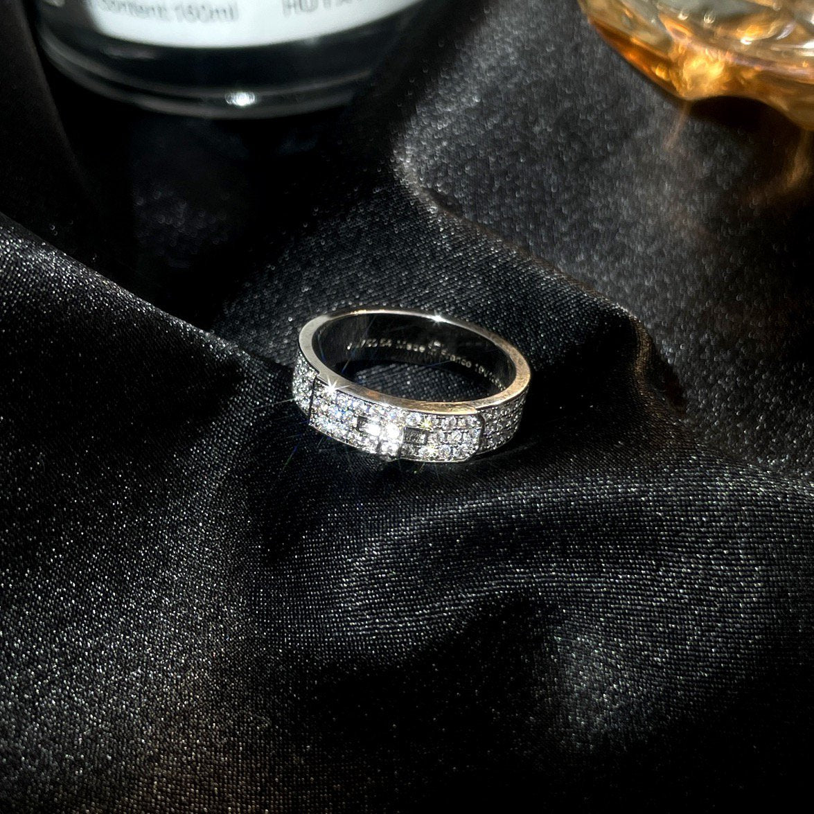 [Glitter Jewelry]KELLY SILVER DIAMOND RING