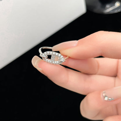 [Glitter Jewelry]RONDE SMALL SILVER DIAMOND RING