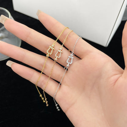 [Glitter Jewelry]FORCE 10 FULL DIAMOND BUCKLE CHAIN LINK MINI MODEL