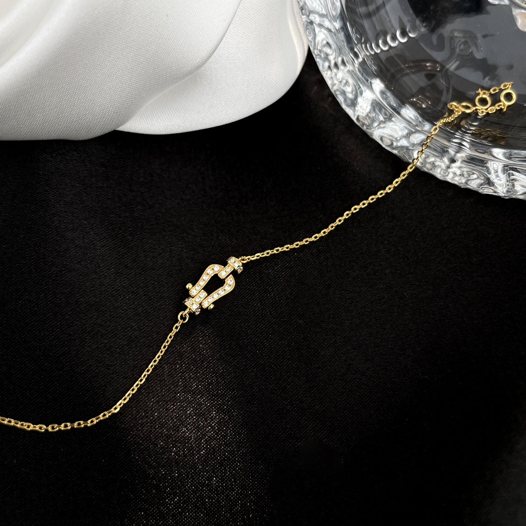 [Glitter Jewelry]FORCE 10 FULL DIAMOND BUCKLE CHAIN LINK MINI MODEL