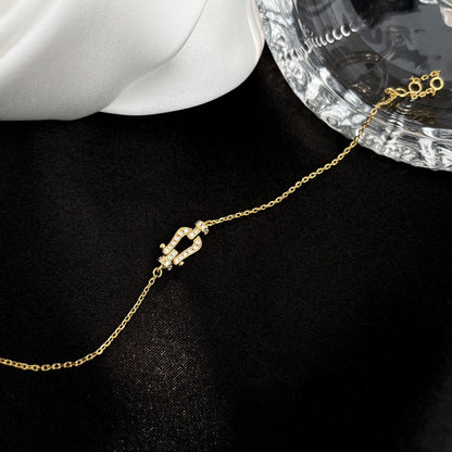 [Glitter Jewelry]FORCE 10 FULL DIAMOND BUCKLE CHAIN LINK MINI MODEL