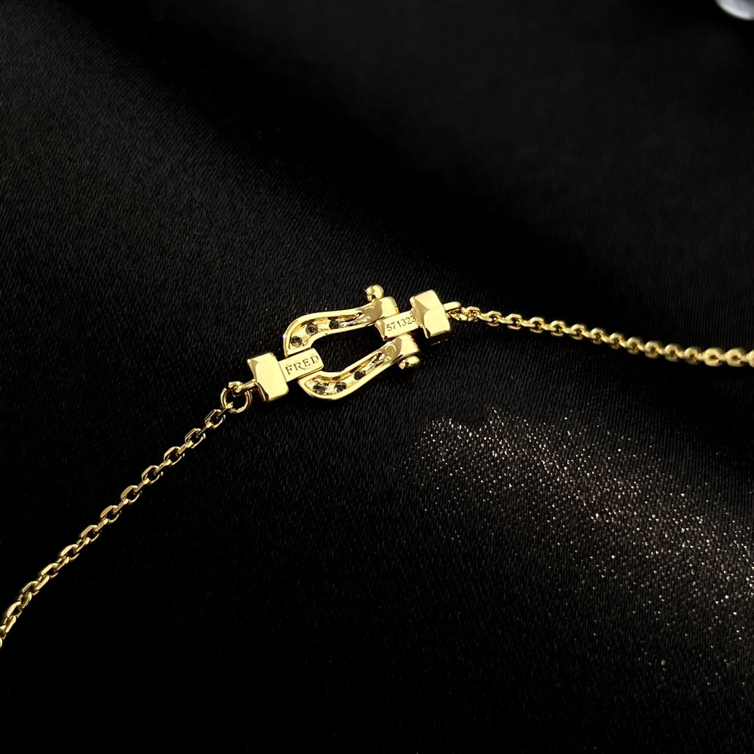 [Glitter Jewelry]FORCE 10 FULL DIAMOND BUCKLE CHAIN LINK MINI MODEL