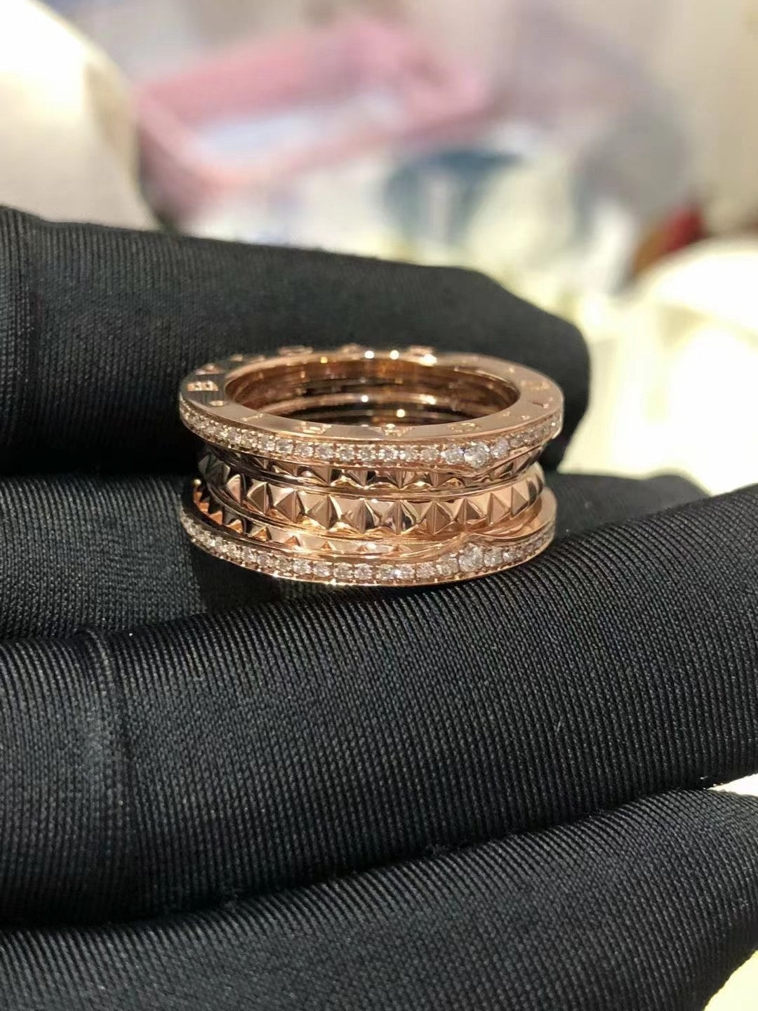 [Glitter Jewelry]ZERO 1 ROCK DIAMOND PINK GOLD