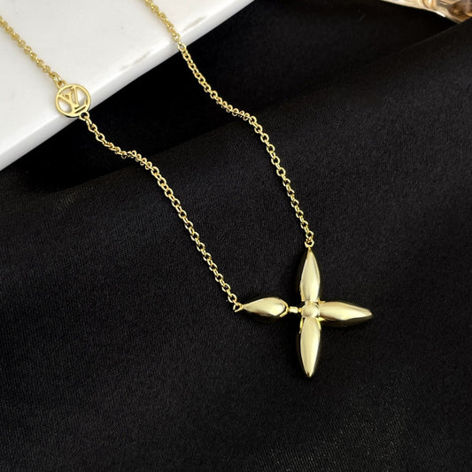 [Glitter Jewelry]LOUISETTE GOLD NECKLACE