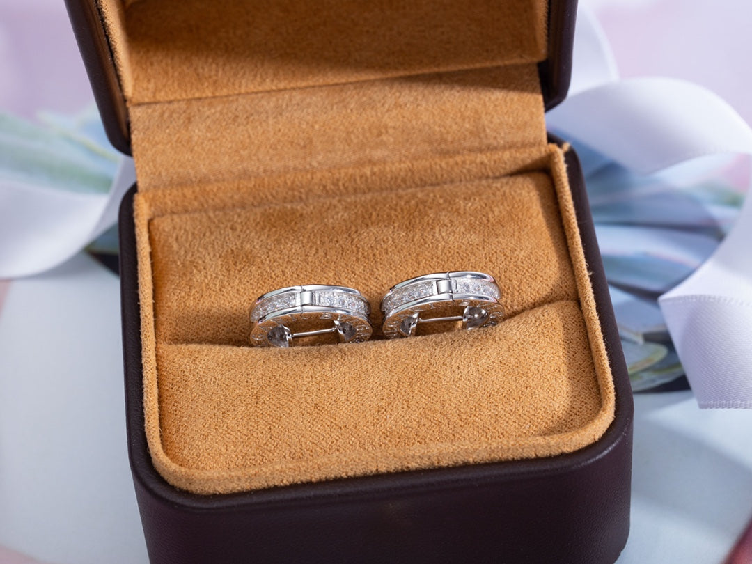 [Glitter Jewelry]ZERO 1 MINI SILVER DIAMOND EARRINGS