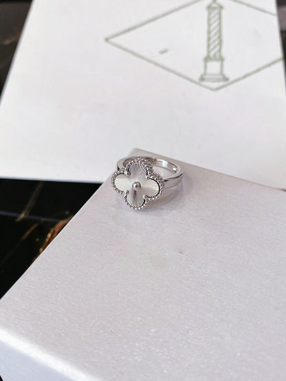[Glitter Jewelry]CLOVER SILVER RING