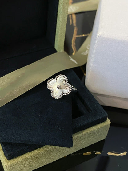 [Glitter Jewelry]CLOVER SILVER RING