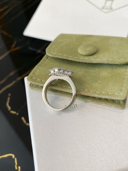 [Glitter Jewelry]CLOVER SILVER RING