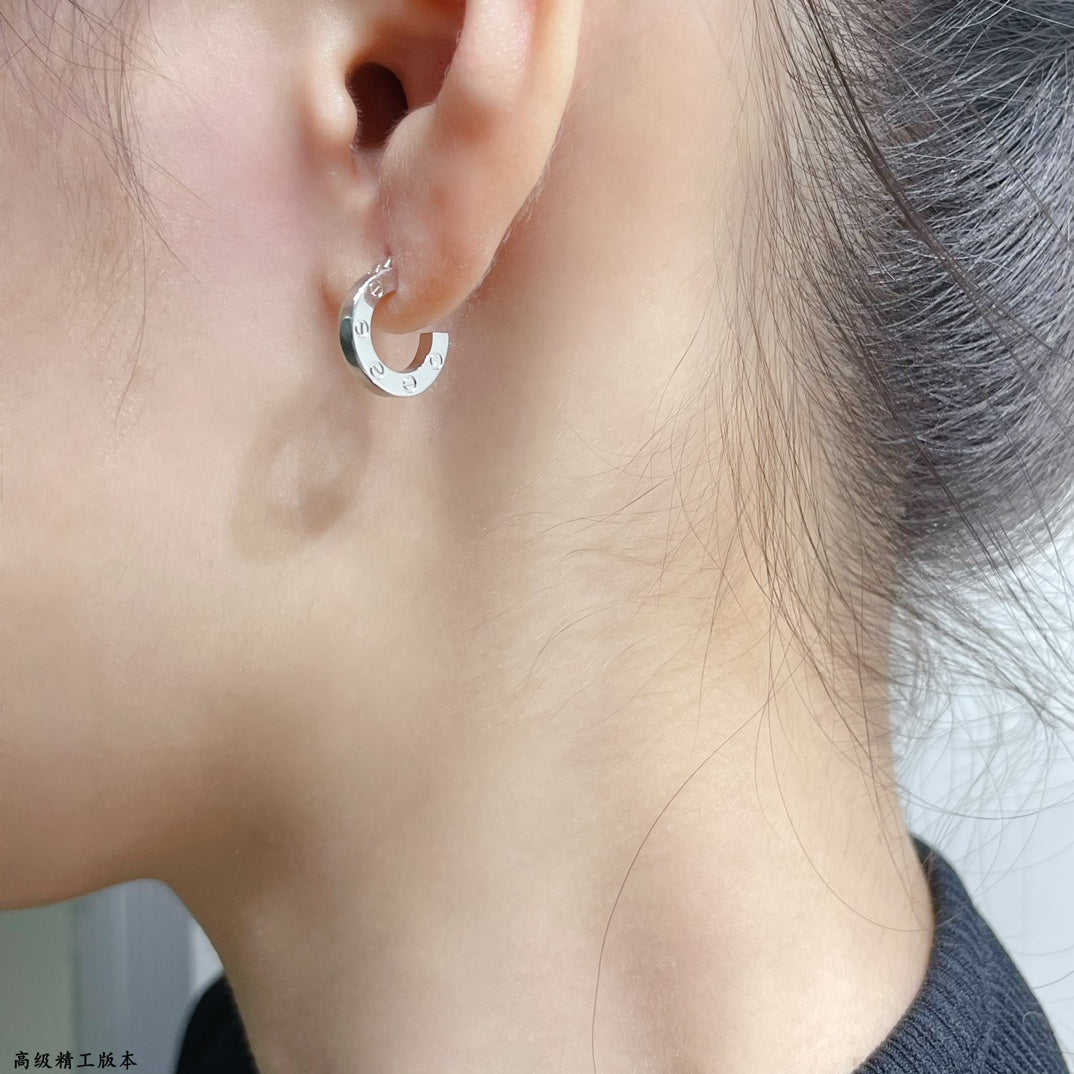 [Glitter Jewelry]LOVE MINI EARRINGS