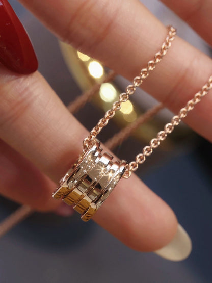 [Glitter Jewelry]ZERO 1 PINK GOLD NECKLACE