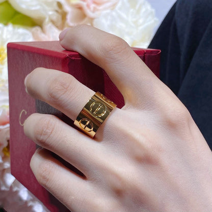 [Glitter Jewelry]LOVE 11MM LARGE RING