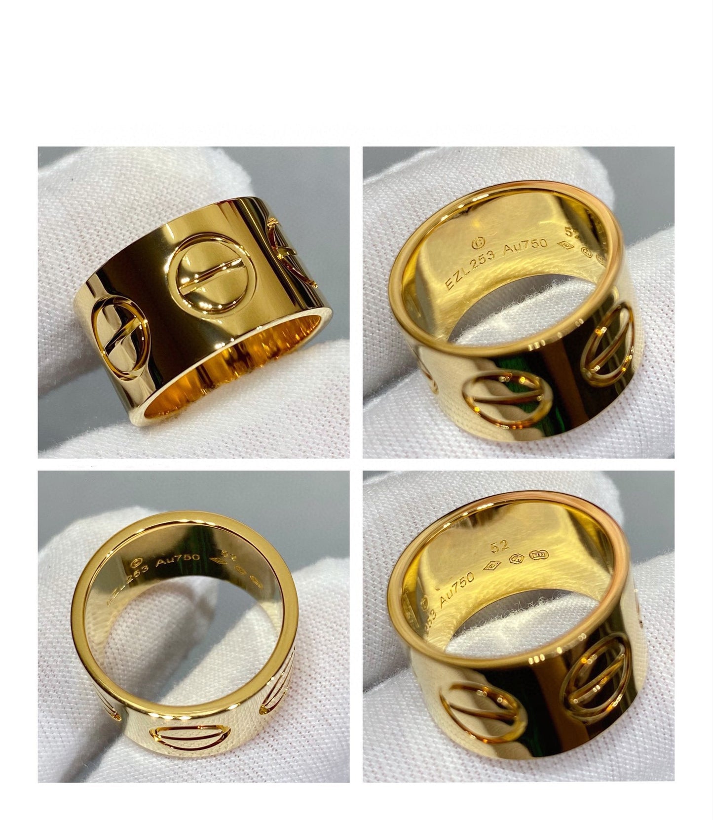 [Glitter Jewelry]LOVE 11MM LARGE RING