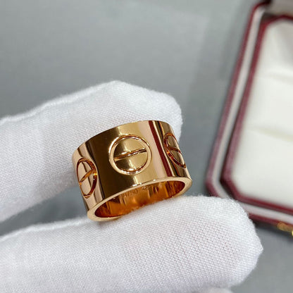 [Glitter Jewelry]LOVE 11MM LARGE RING