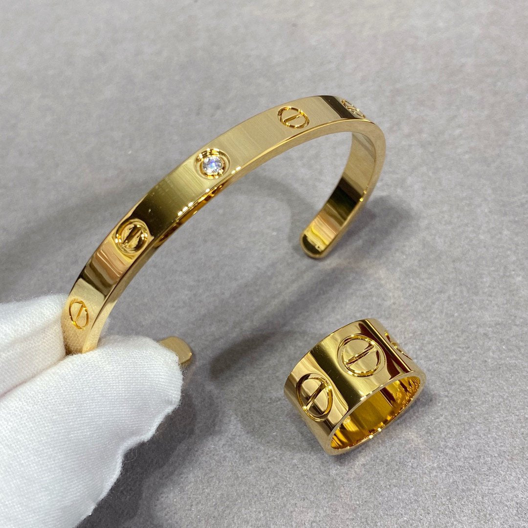 [Glitter Jewelry]LOVE 11MM LARGE RING