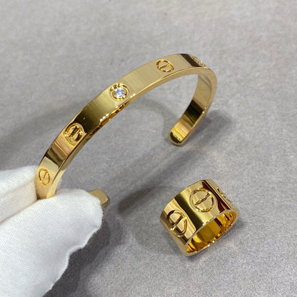 [Glitter Jewelry]LOVE 11MM LARGE RING