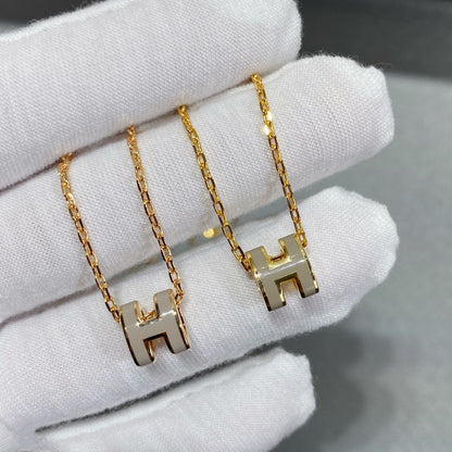 [Glitter Jewelry]MINI POP H NECKLACE