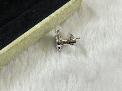 [Glitter Jewelry]CLOVER PIETERSITE MEDIUM STUD EARRINGS