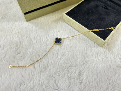 [Glitter Jewelry]CLOVER 1 MOTIF PIETERSITE BRACELET
