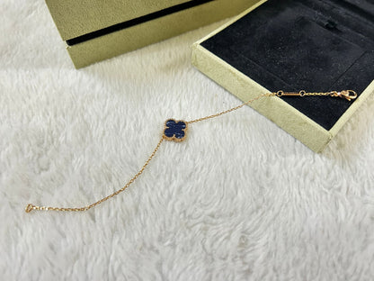 [Glitter Jewelry]CLOVER 1 MOTIF PIETERSITE BRACELET