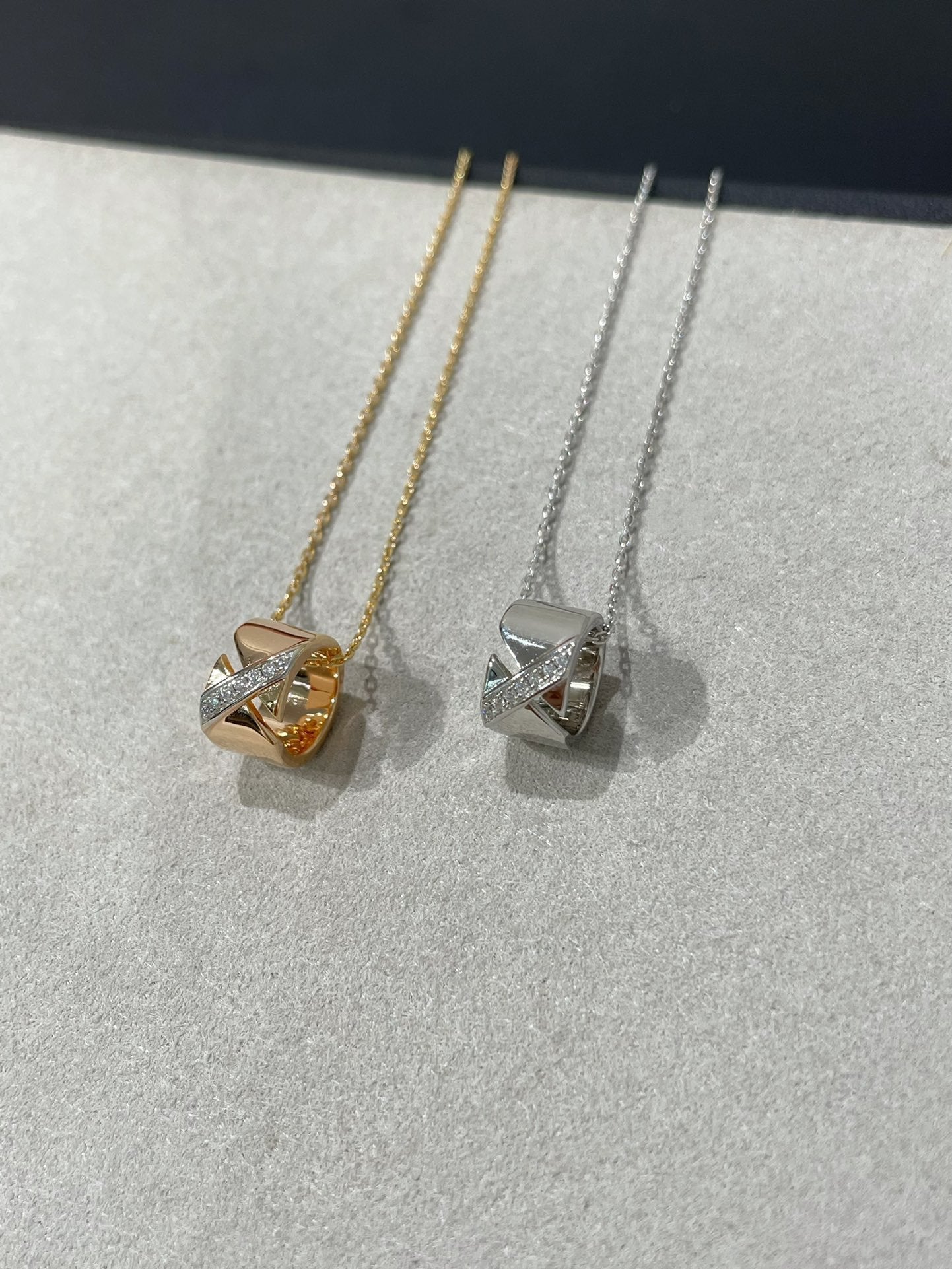[Glitter Jewelry]LIENS EVIDENCE DIAMOND NECKLACE