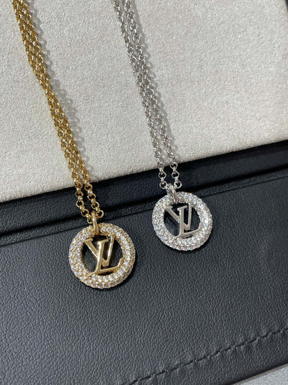 [Glitter Jewelry]BY NIGHT DIAMOND PAVED NECKLACE