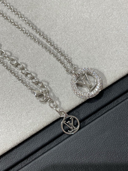 [Glitter Jewelry]BY NIGHT DIAMOND PAVED NECKLACE