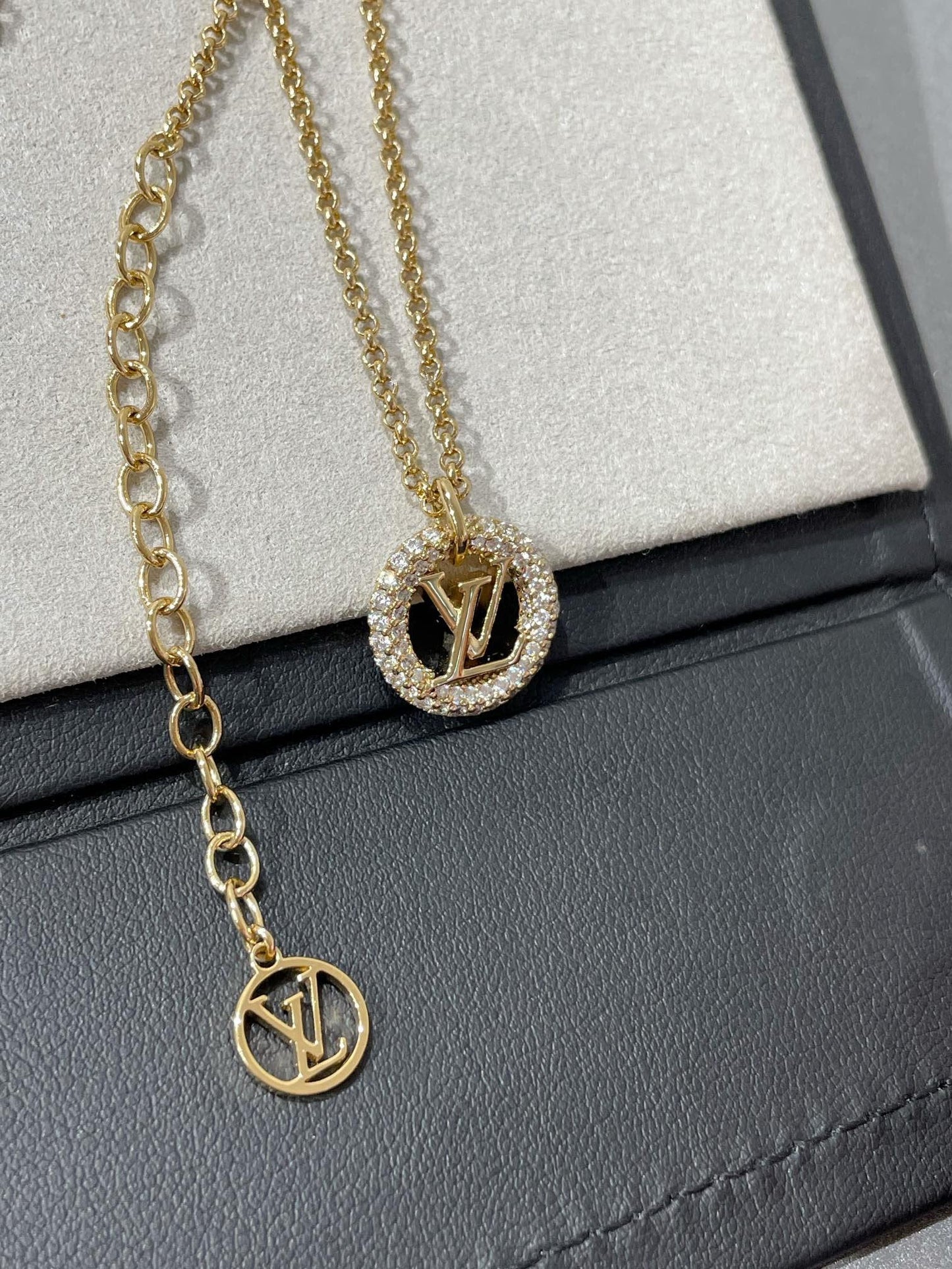 [Glitter Jewelry]BY NIGHT DIAMOND PAVED NECKLACE