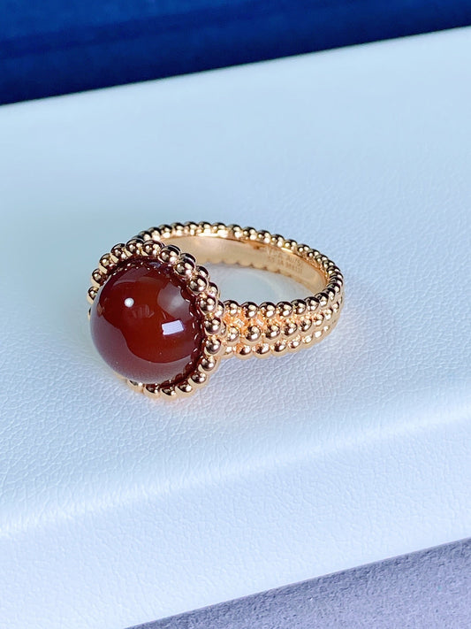 [Glitter Jewelry]PERLEE COULEURS ROSE GOLD RING