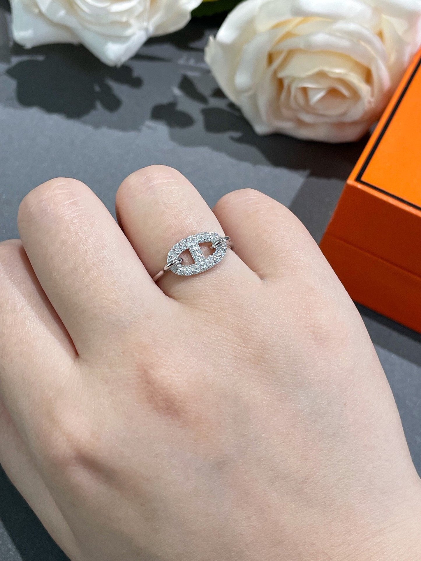 [Glitter Jewelry]RONDE SMALL DIAMOND RING