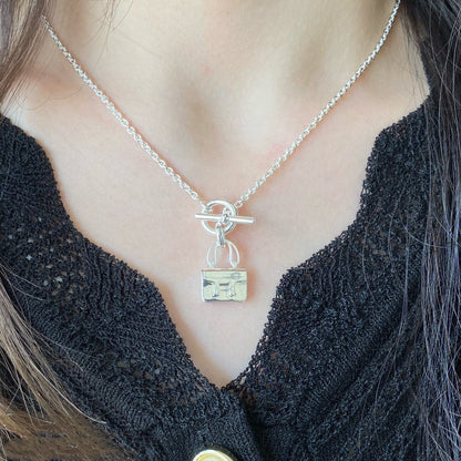 [Glitter Jewelry]CONSTANCE PEDANT SILVER NECKLACE