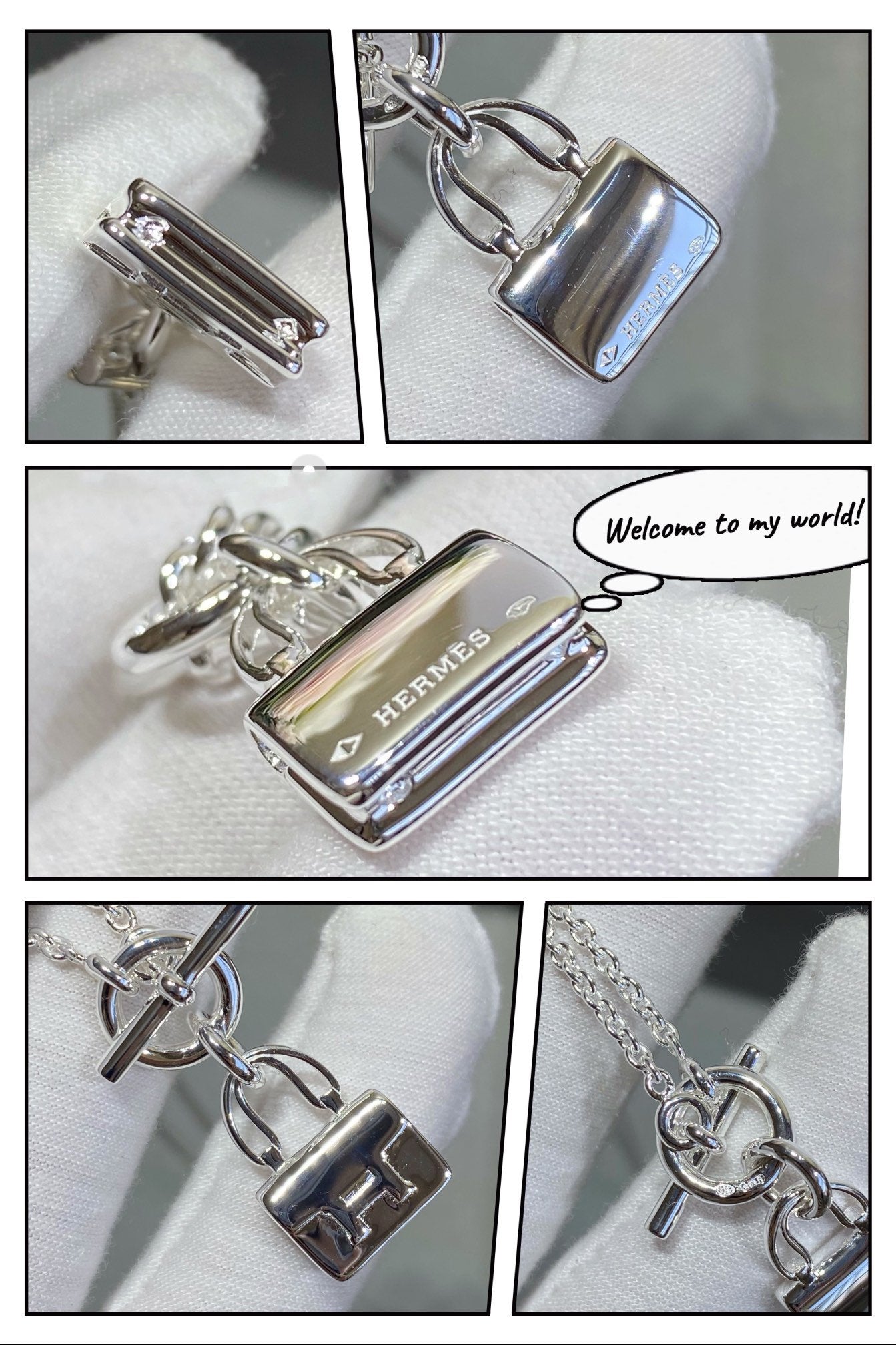 [Glitter Jewelry]CONSTANCE PEDANT SILVER NECKLACE
