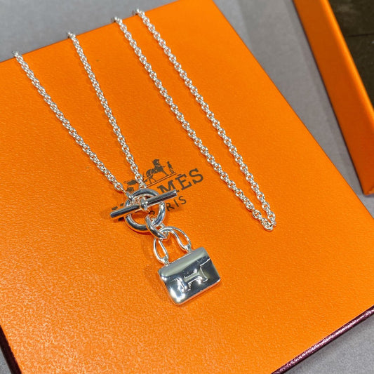 [Glitter Jewelry]CONSTANCE PEDANT SILVER NECKLACE