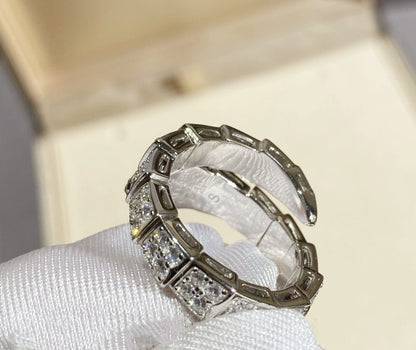 [Glitter Jewelry]SERPENTI RING SILVER DIAMOND PAVED